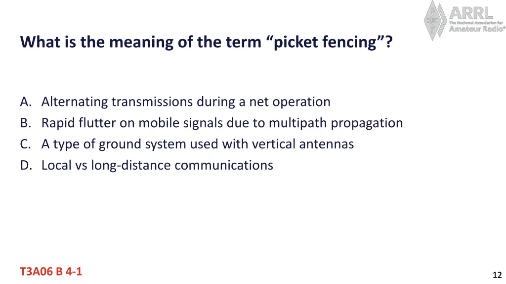 what is the meaning of the term picket fencing