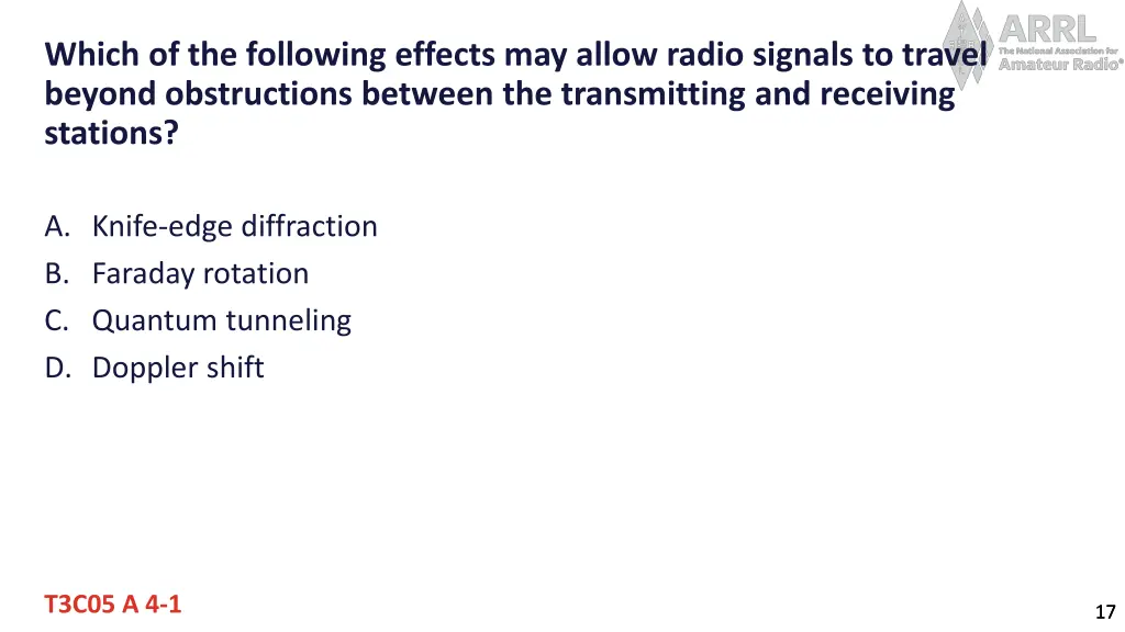 which of the following effects may allow radio