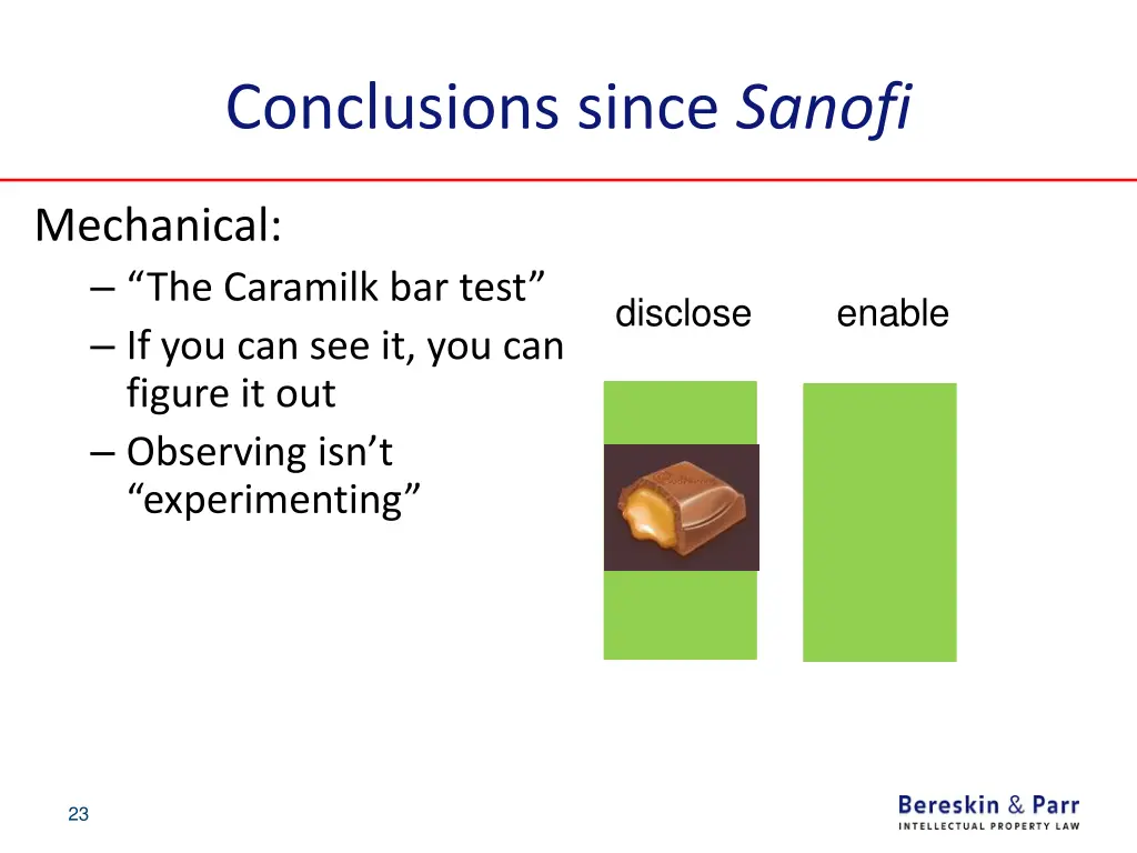 conclusions since sanofi