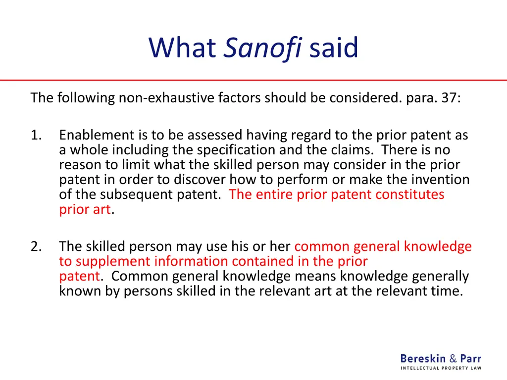 what sanofi said 2