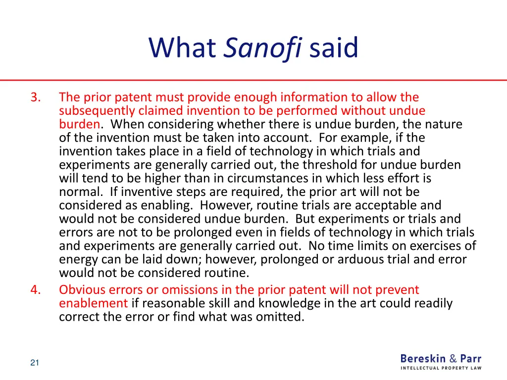 what sanofi said 3