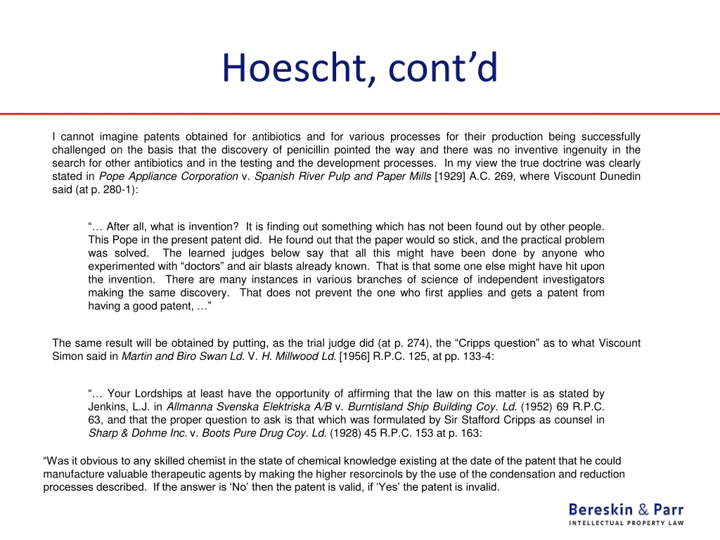 hoescht cont d