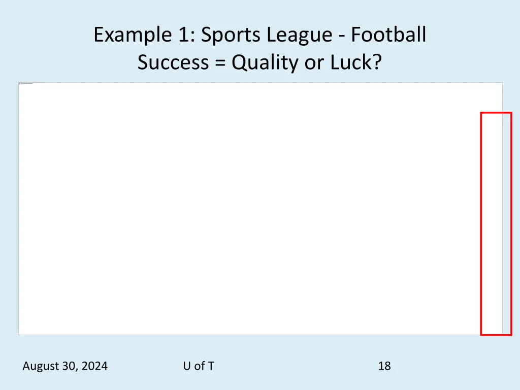 example 1 sports league football success quality