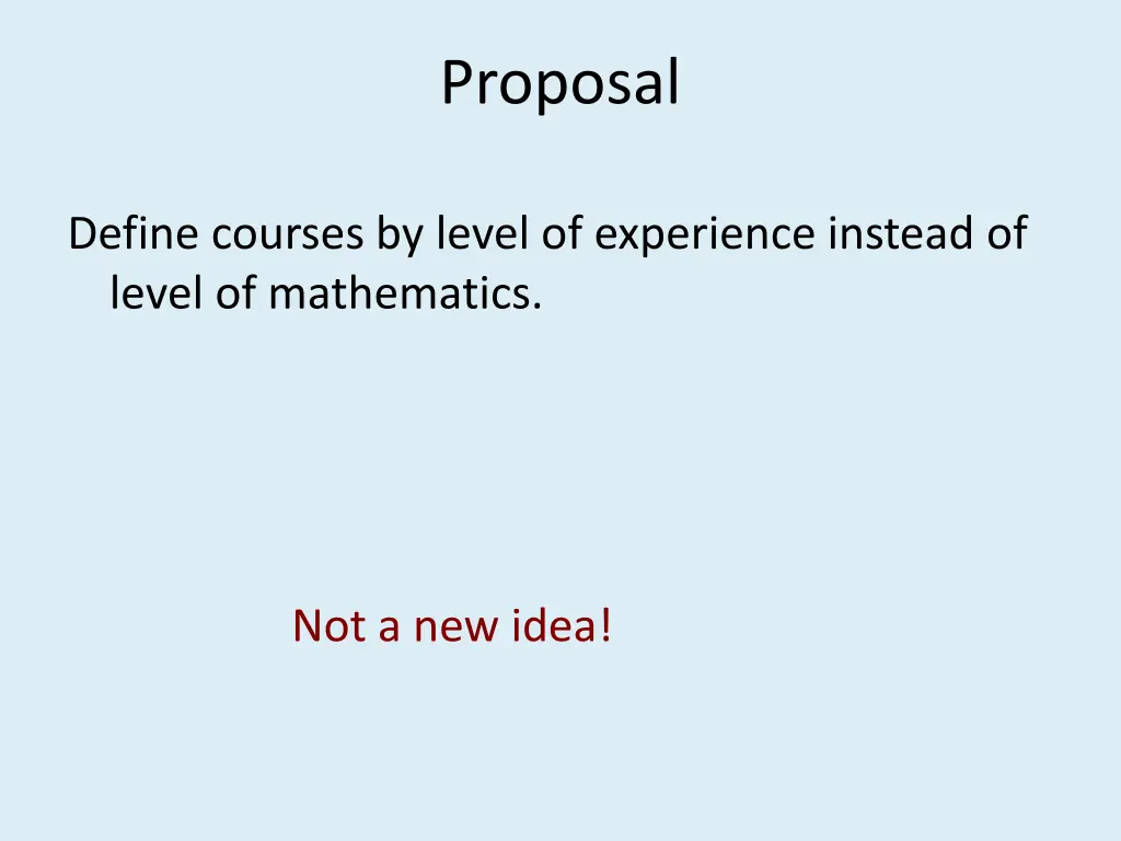 proposal