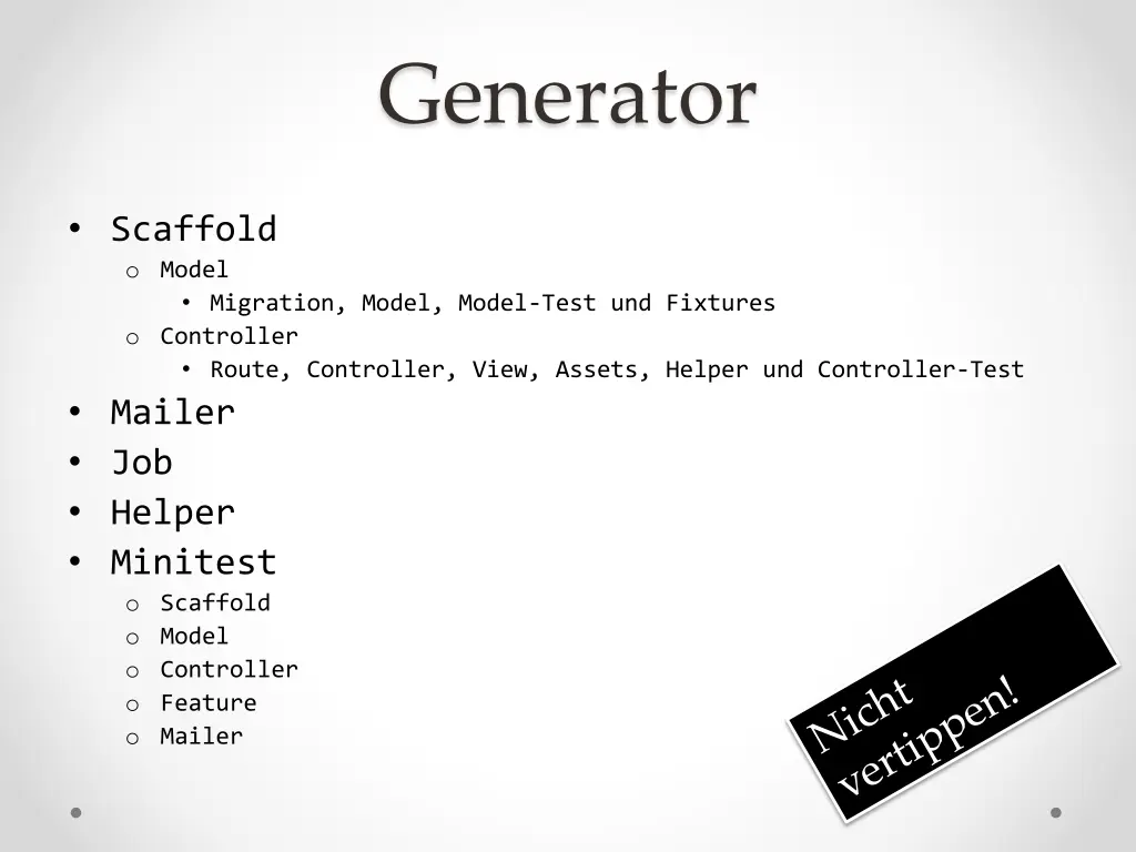 generator