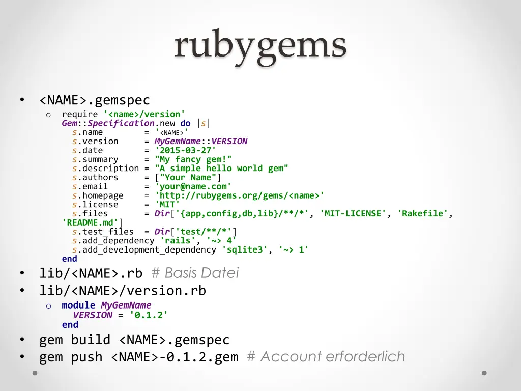 rubygems