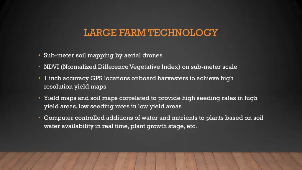 large farm technology