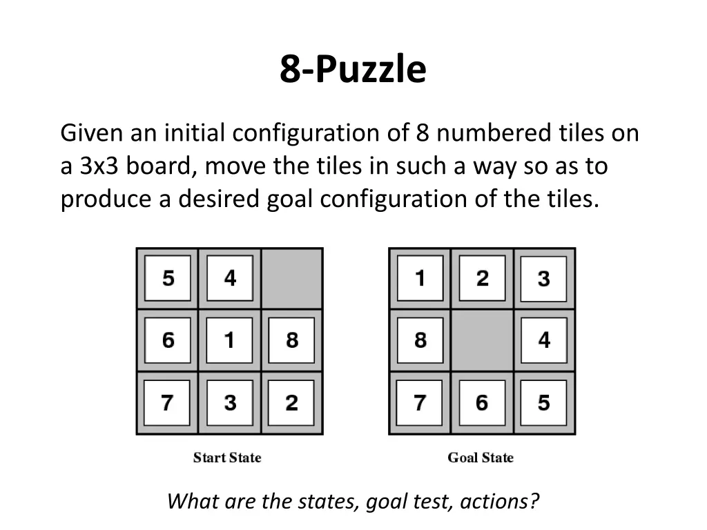 8 puzzle