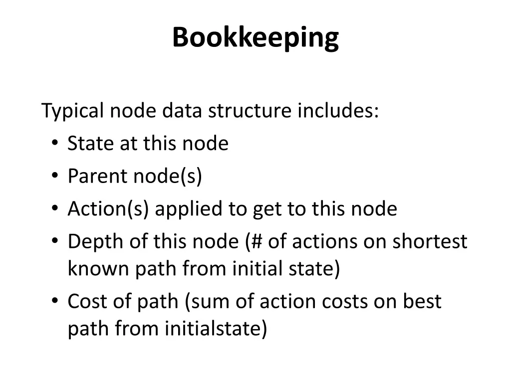 bookkeeping