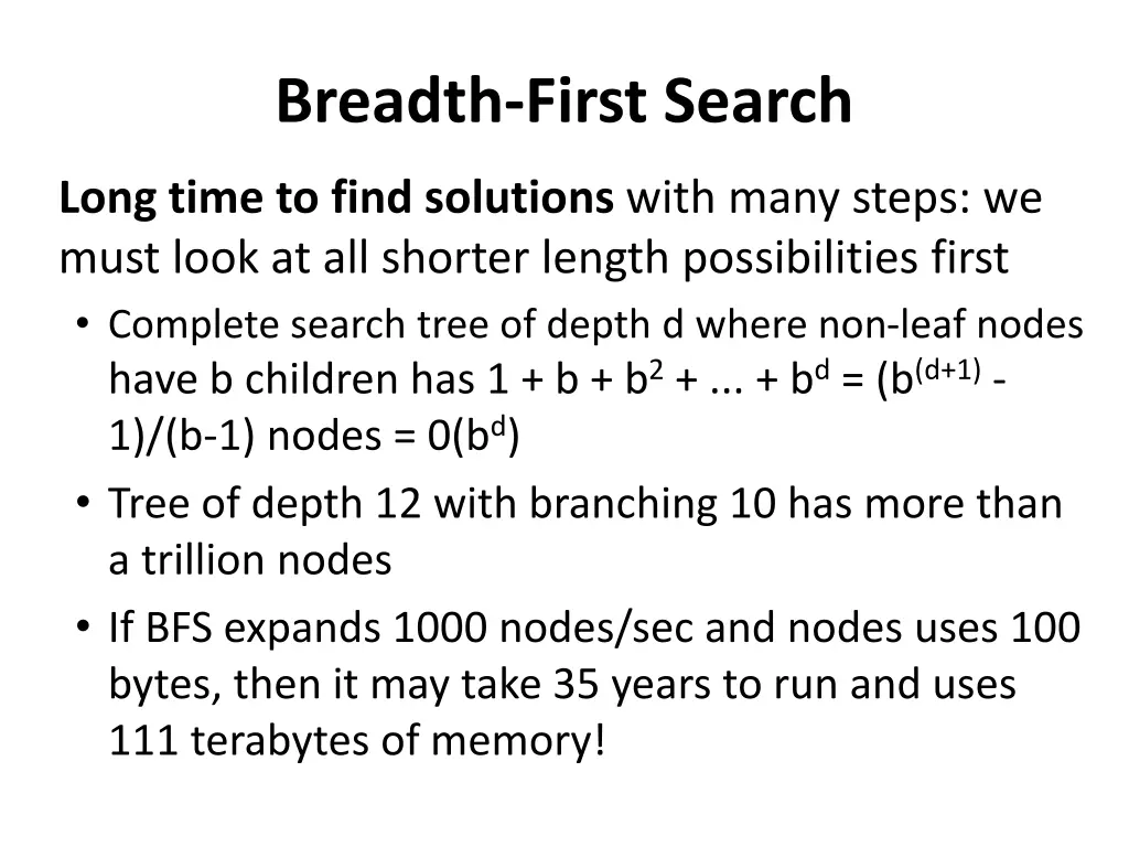 breadth first search 1