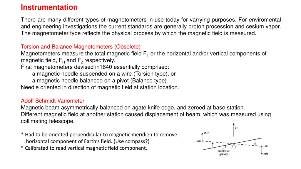 instrumentation