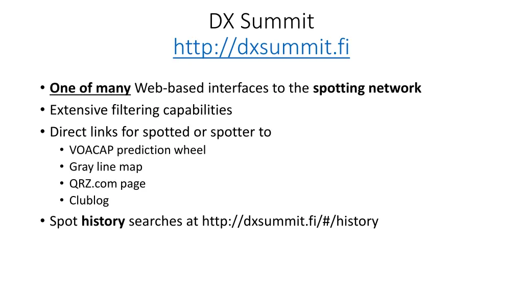 dx summit http dxsummit fi