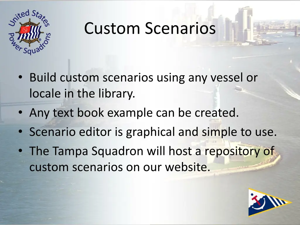 custom scenarios