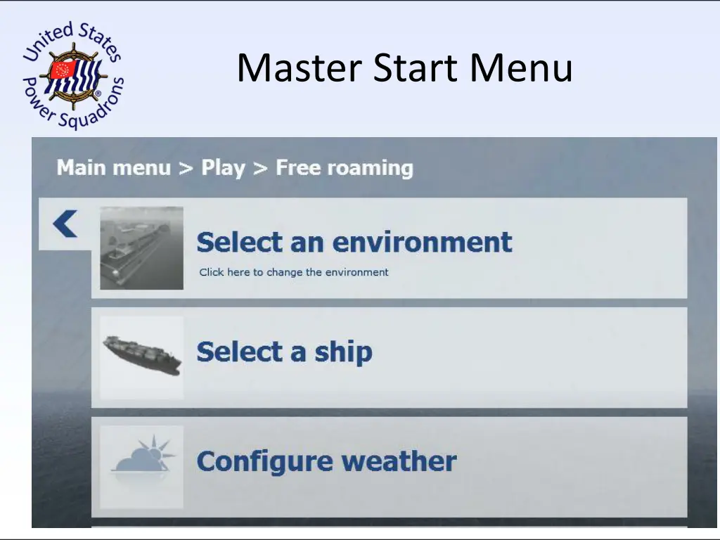 master start menu