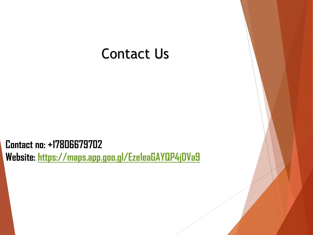 contact us