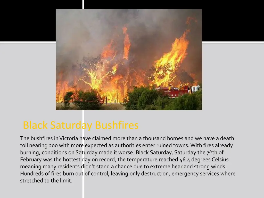 black saturday bushfires