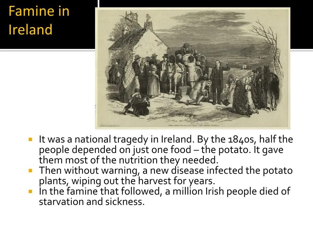 famine in ireland