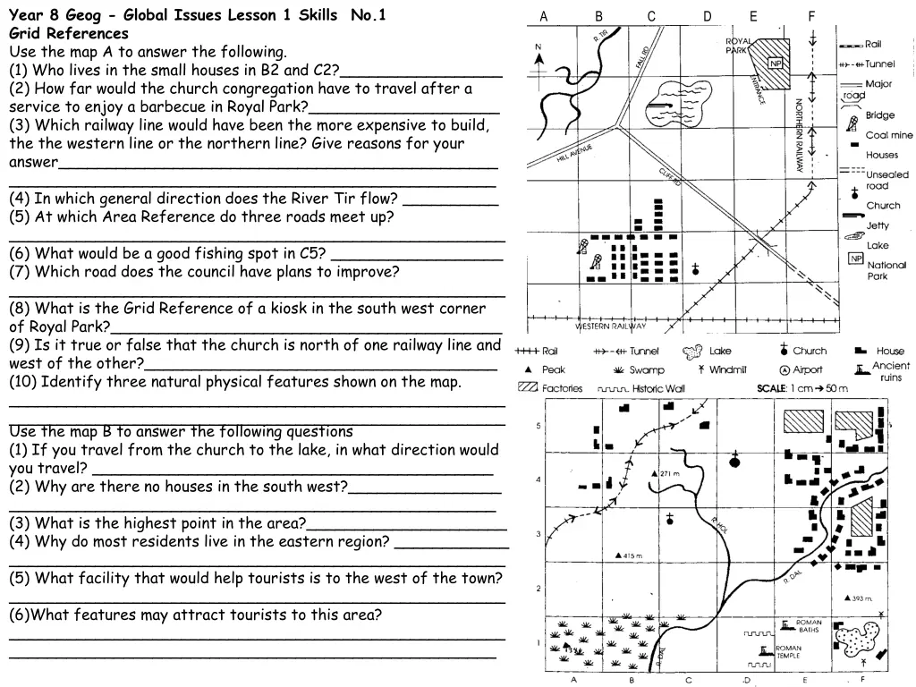 year 8 geog global issues lesson 1 skills