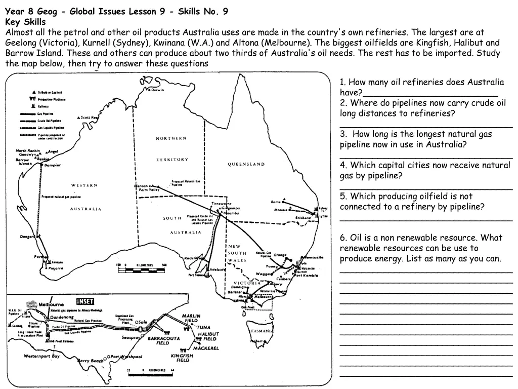 year 8 geog global issues lesson 9 skills