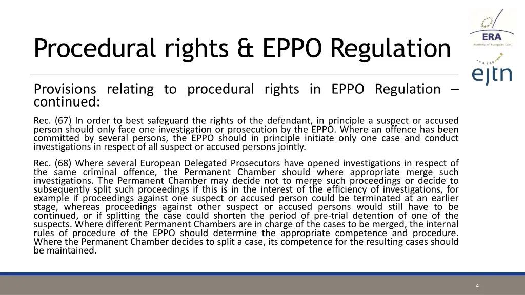 procedural rights eppo regulation 1