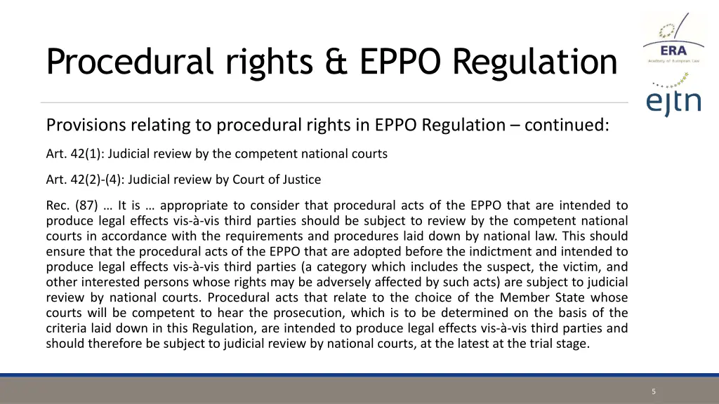 procedural rights eppo regulation 2