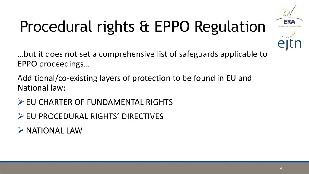 procedural rights eppo regulation 3