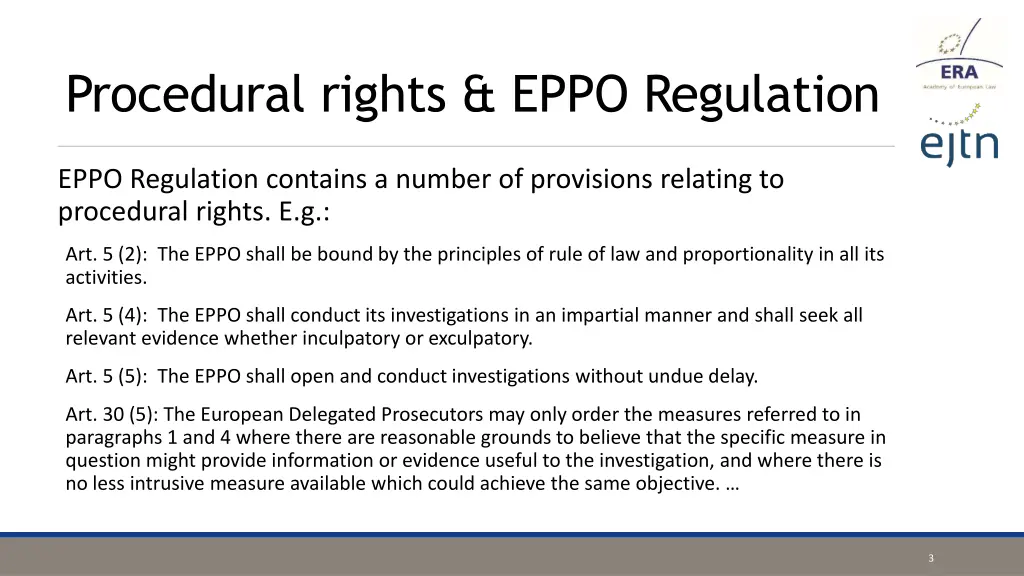 procedural rights eppo regulation