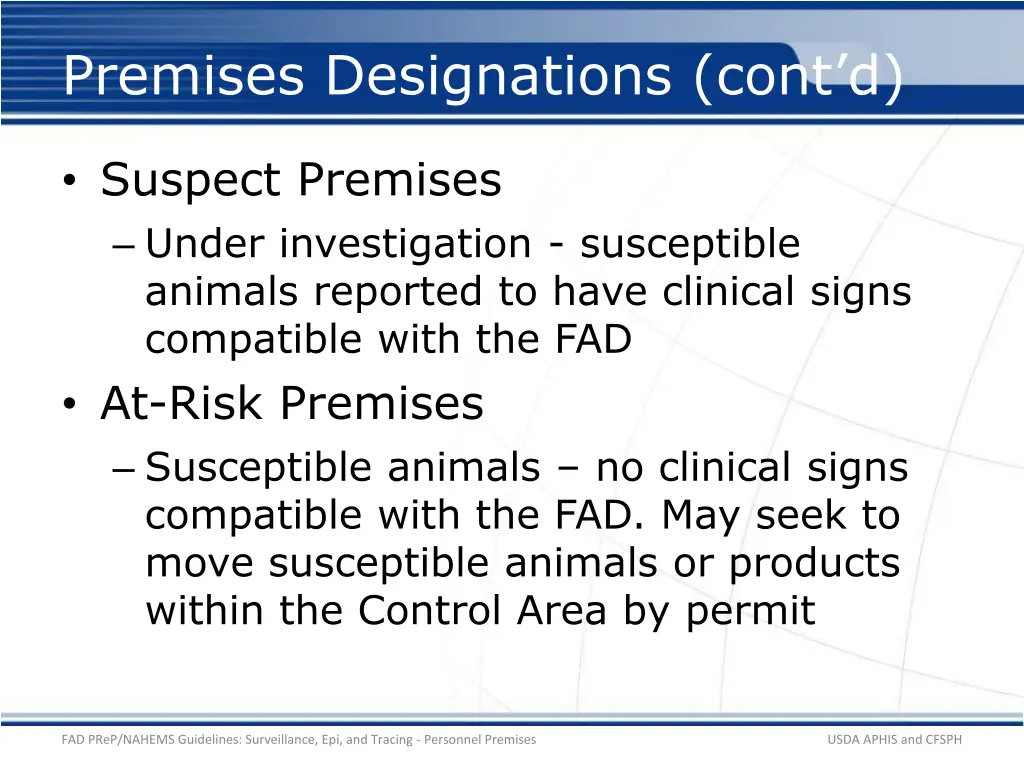 premises designations cont d 1