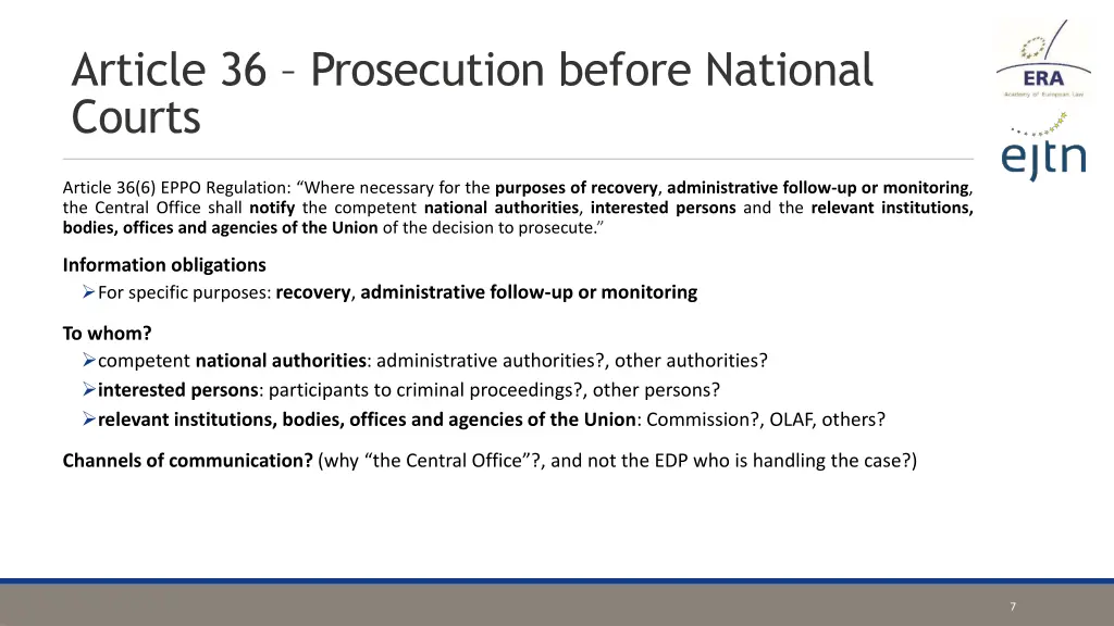 article 36 prosecution before national courts 3