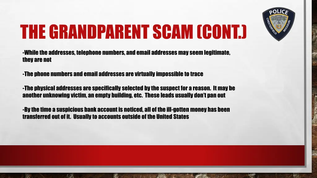 the grandparent scam cont 1