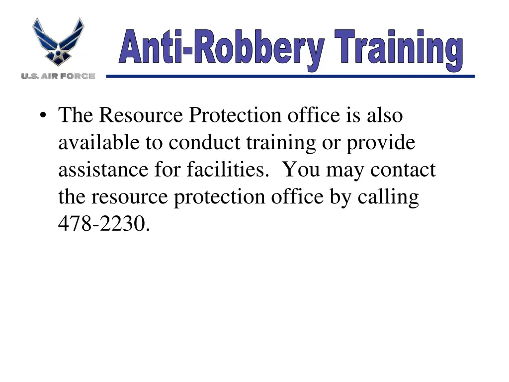 anti robbery training 12