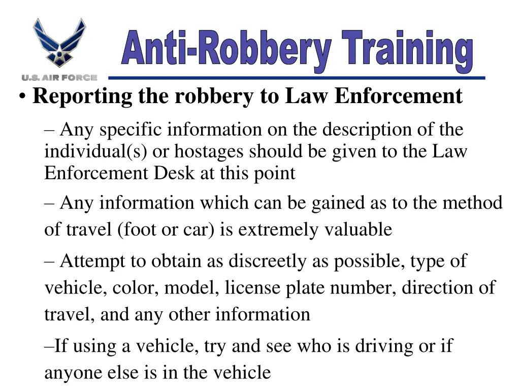 anti robbery training 6