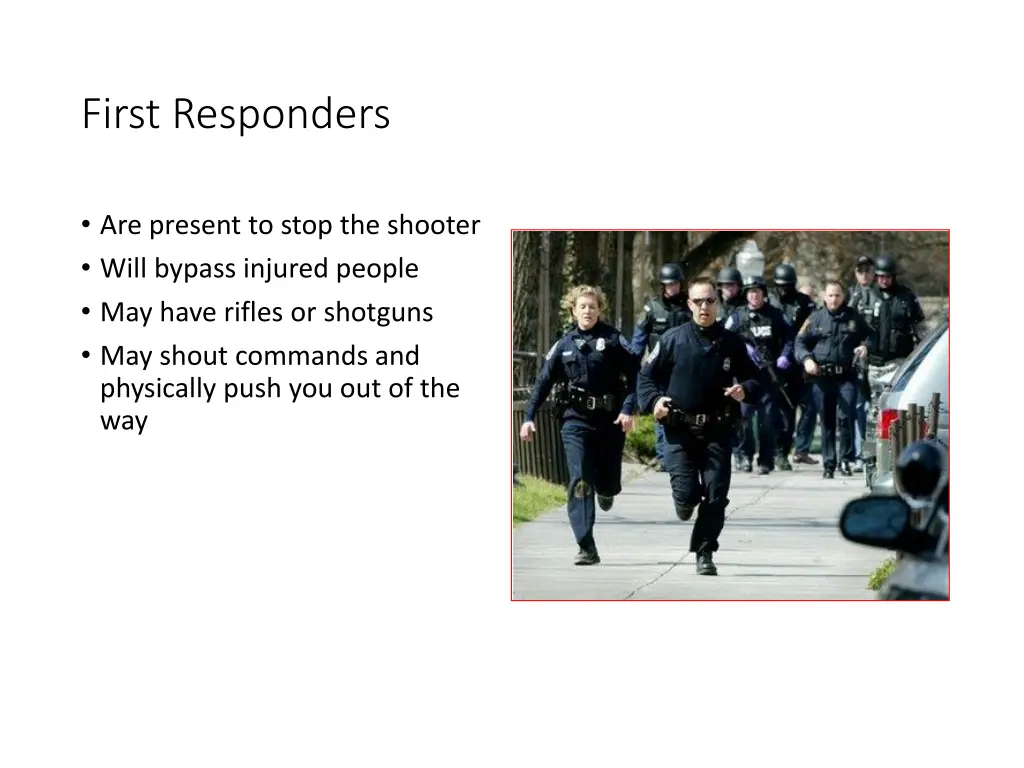 first responders