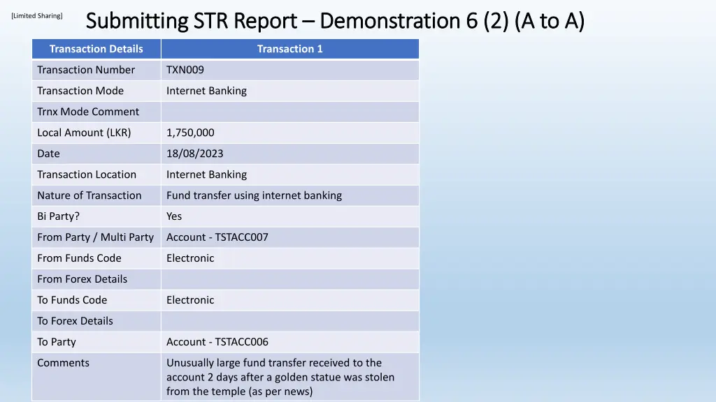 submitting str report submitting str report 1