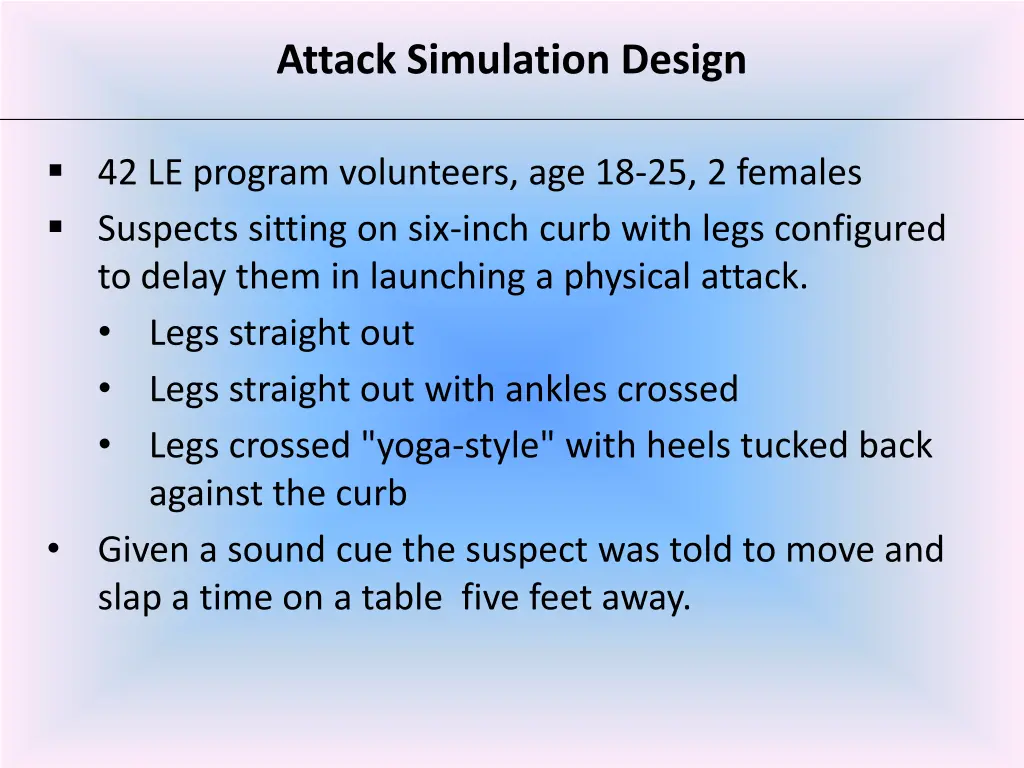 attack simulation design