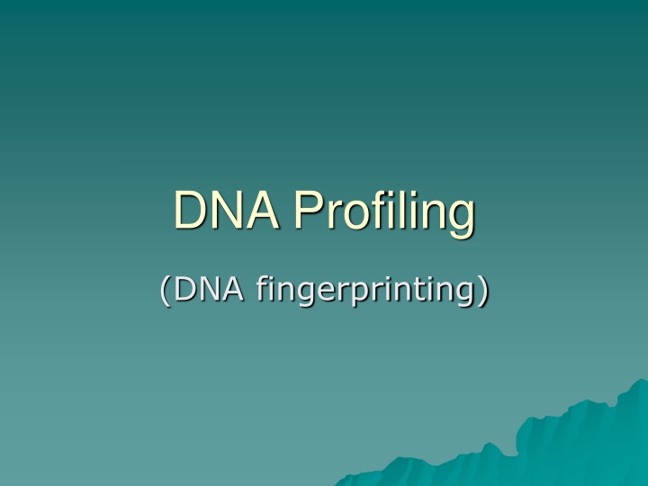 dna profiling