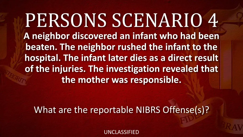 persons scenario 4 a neighbor discovered