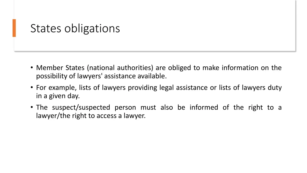 states obligations