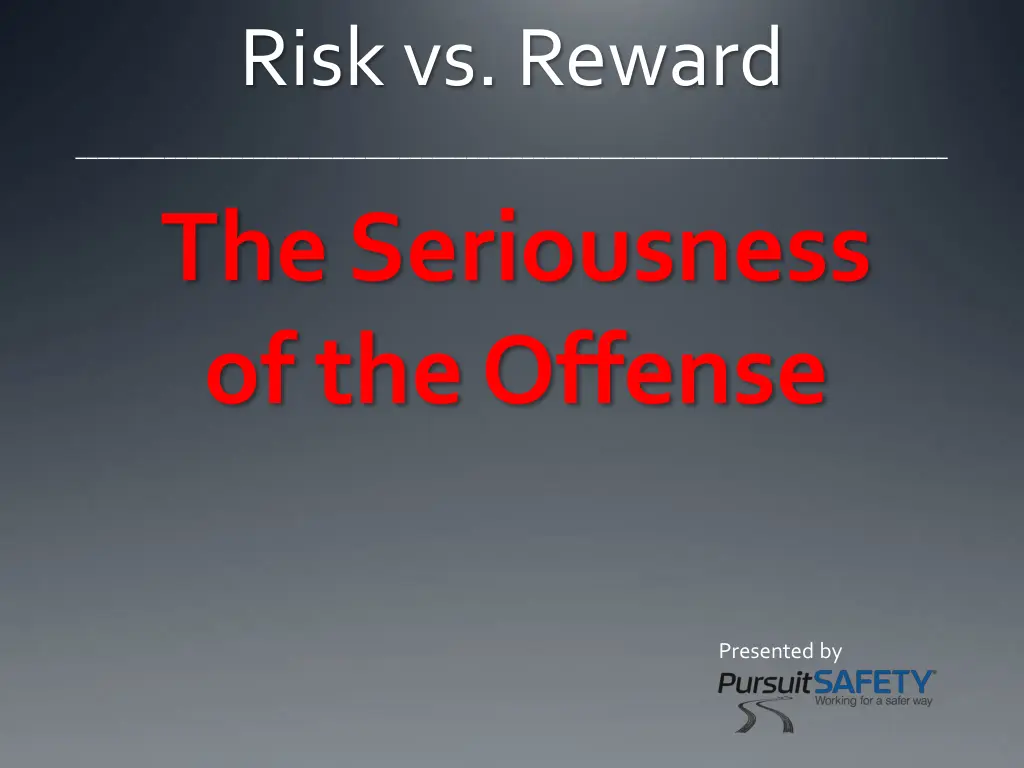 risk vs reward 5