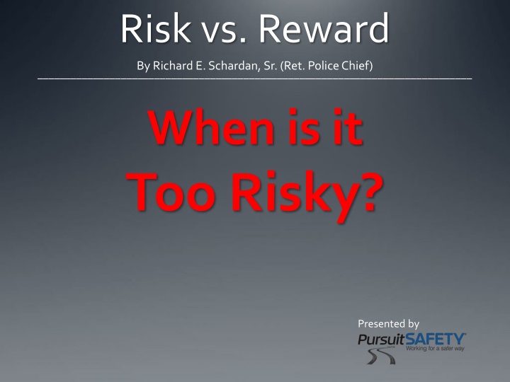 risk vs reward