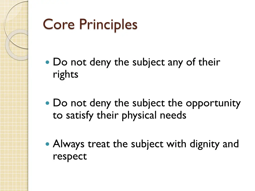 core principles 1