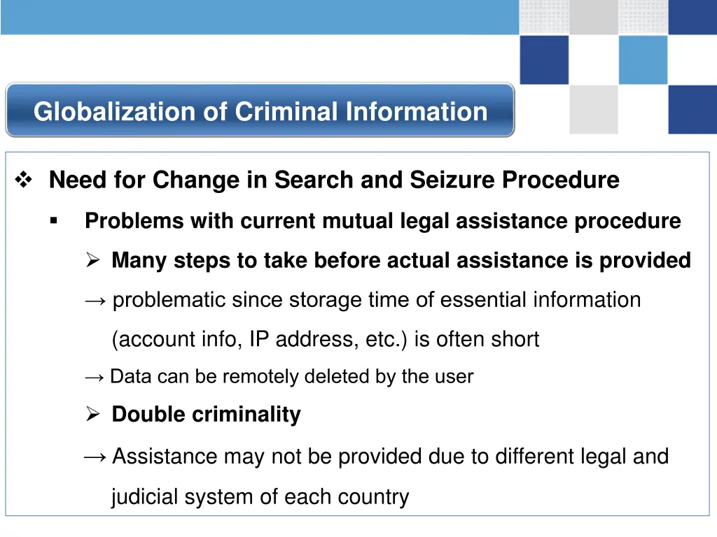 globalization of criminal information 1