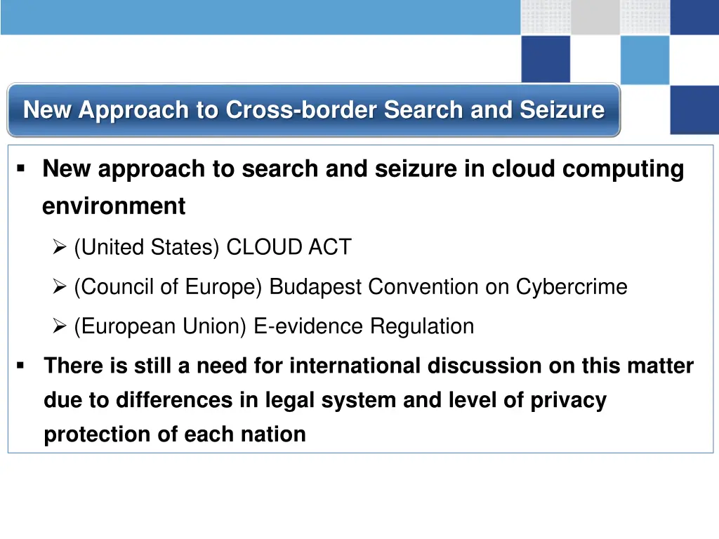 new approach to cross border search and seizure