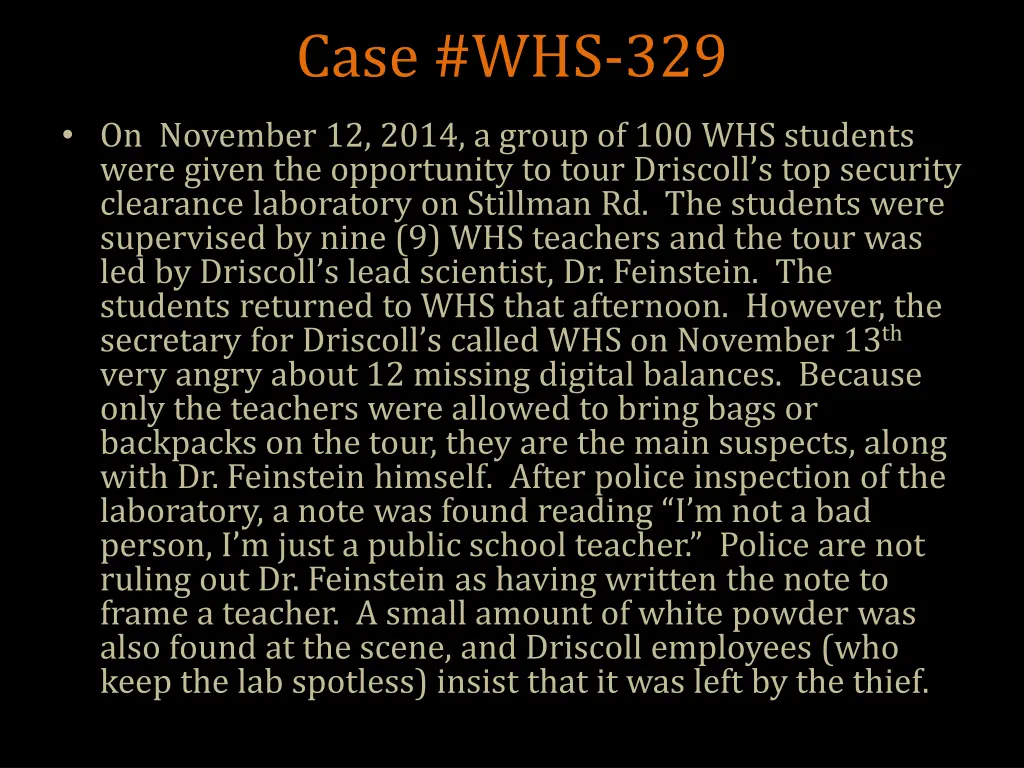 case whs 329