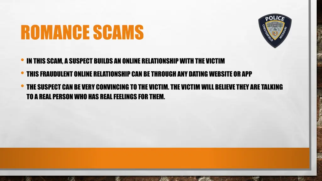 romance scams