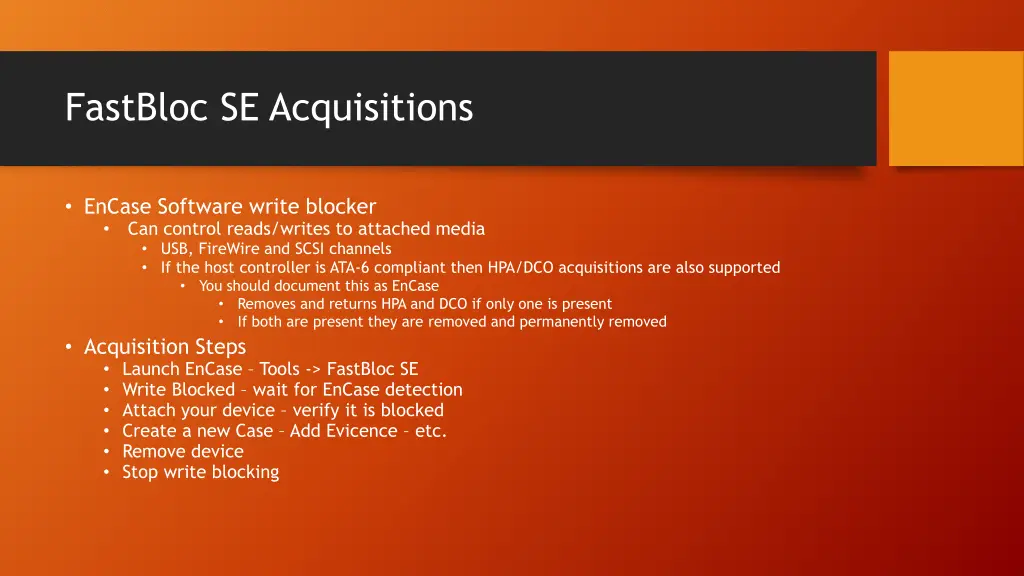 fastbloc se acquisitions