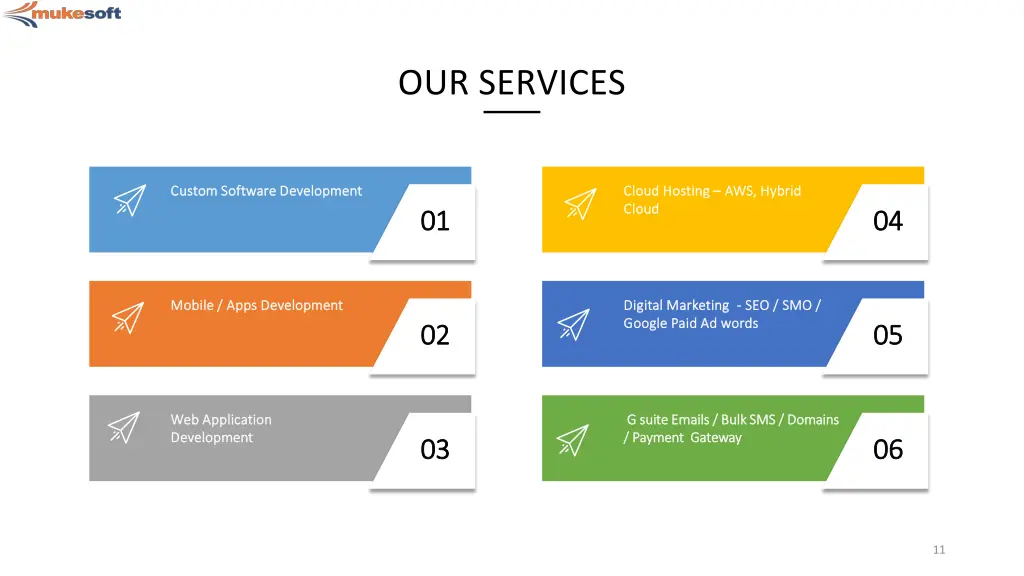 our services