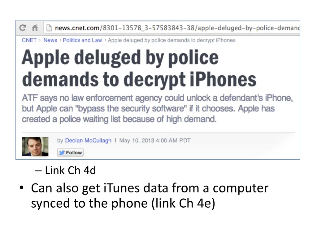 link ch 4d can also get itunes data from