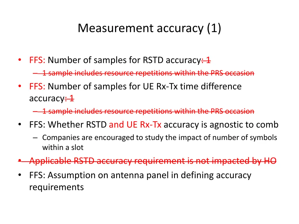 measurement accuracy 1