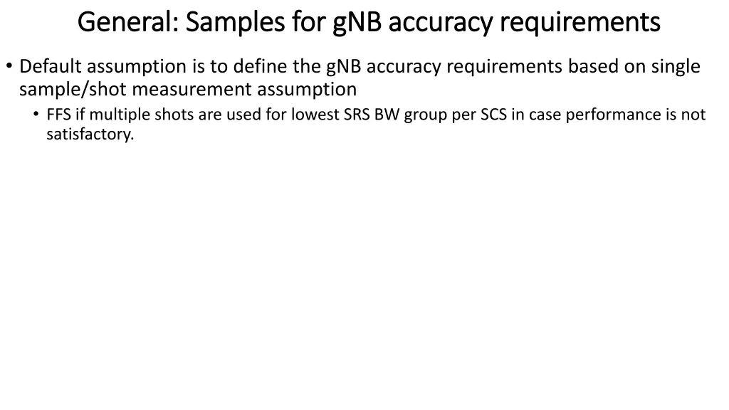 general samples for general samples for gnb